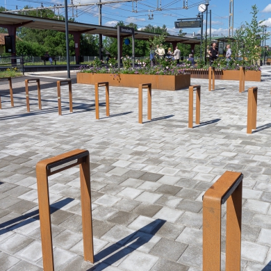 CorTen Bicycle Racks