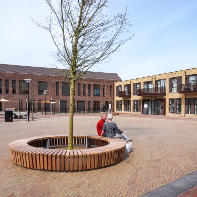 Solid Skirt Circular Benches